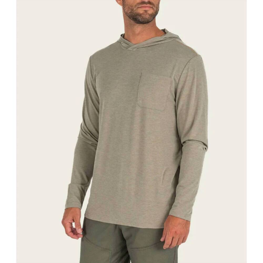 NEW MARSH WEAR buxton tech hoodie in coriander heather